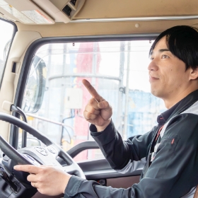 運転中のドライバー